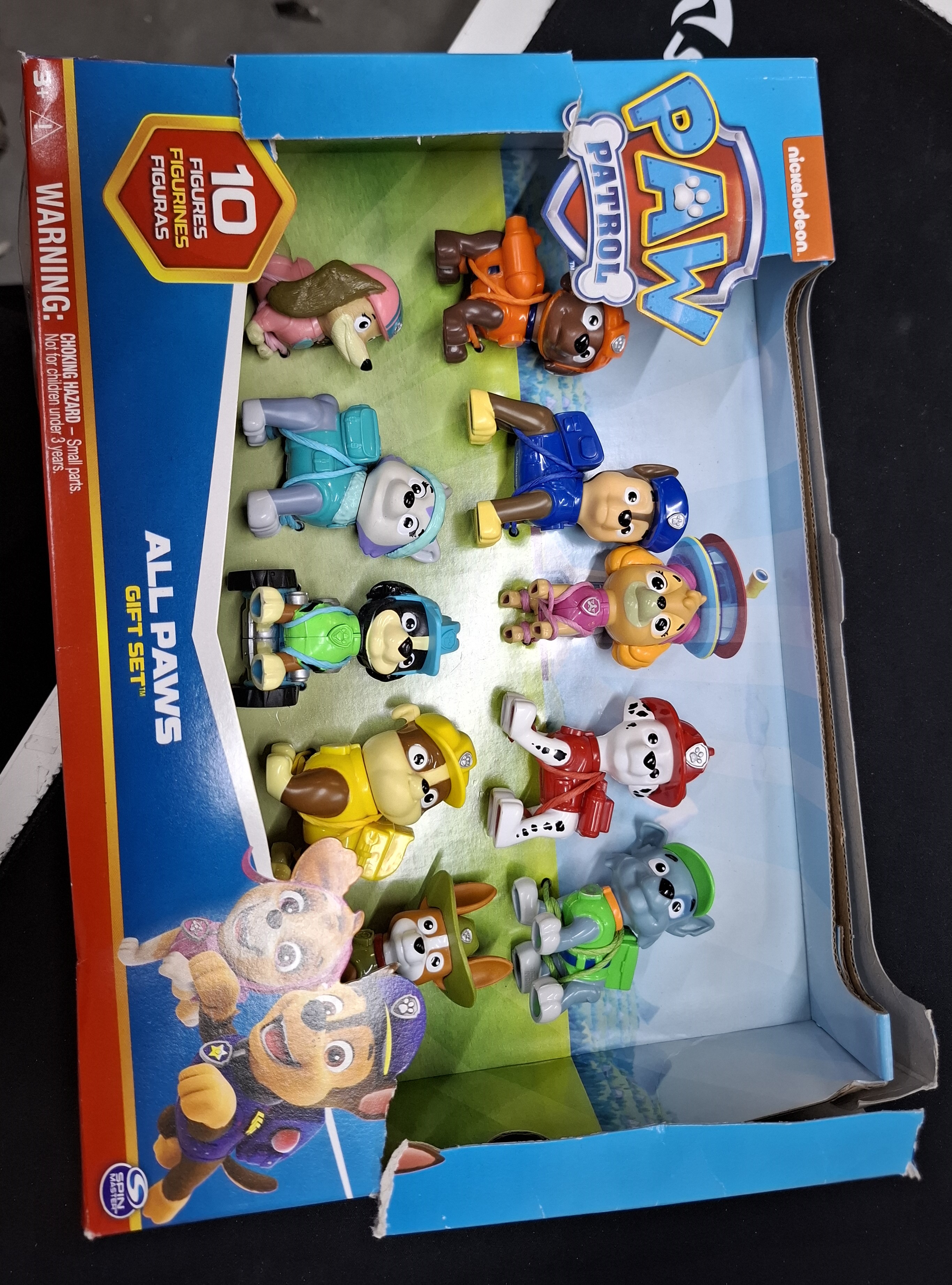 PAW Patrol 10e verjaardag - Alle poten aan dek-cadeauset met 10 PAW Patrol