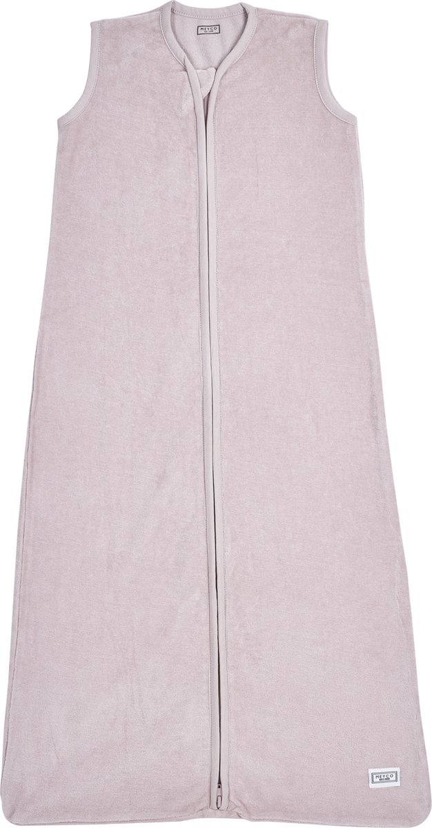 jumpsuit, slaapzak, neutraal roze, velvet, volledig rits