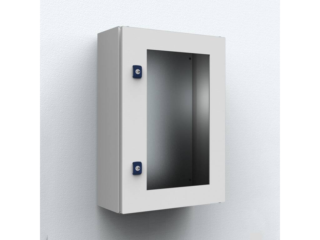 Eldon Zichtdeur deur kast/lessenaar beschermdeur H600MM B400MM staal grijs - ADT06040R5
