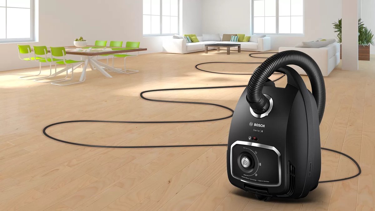 Bosch BGB6X320 Serie 6 - Stofzuiger met zak - 12mtr bereik - HEPA - Zwart
