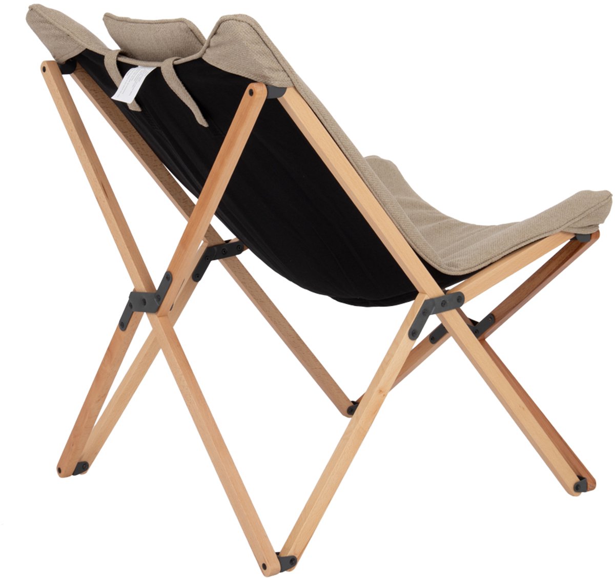 stoel, lounge stoel, houten frame, katoenen bekleding, vouwstoel