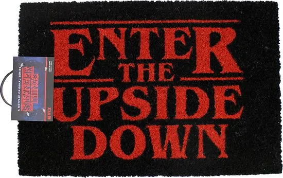 Stranger Things Enter The Upside Down Deurmat- Officiële Merchandise - 60x40cm