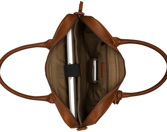 BURKELY Vintage Jack Aktetas - 13,3 inch Laptoptas - Cognac