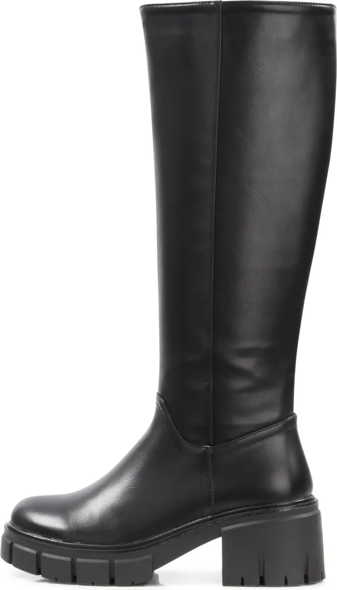 POSH by Poelman NORI - Maat 40 - Dames Hoge Laarzen - Zwart