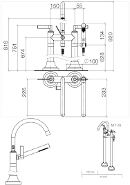 Dornbracht Vaia 2-gats Badmengkraan Chroom