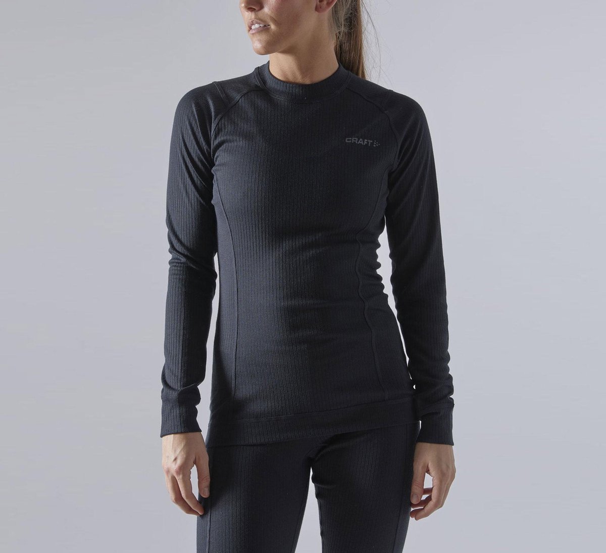 Craft - Maat L - Core Dry Baselayer Thermoset Dames - Zwart