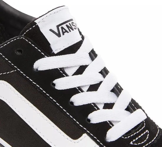 Vans Ward Suede/Canvas Dames Sneakers - 39 - Black/White