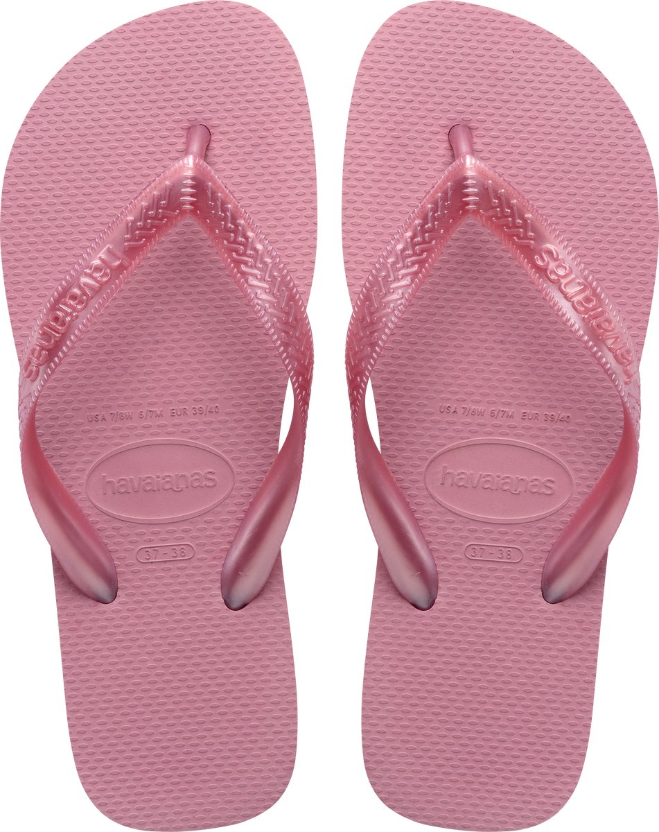 Havaianas - maat 35-36 - HAV. TOP SENSES ROSE CHIFFOM Dames Slippers - rose chiffon