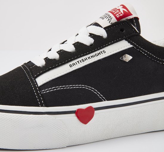 British Knights Mack Platform - Maat 39 - Dames Lage Sneakers - Wit