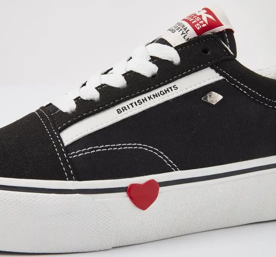 British Knights Mack Platform - Maat 39 - Dames Lage Sneakers - Wit
