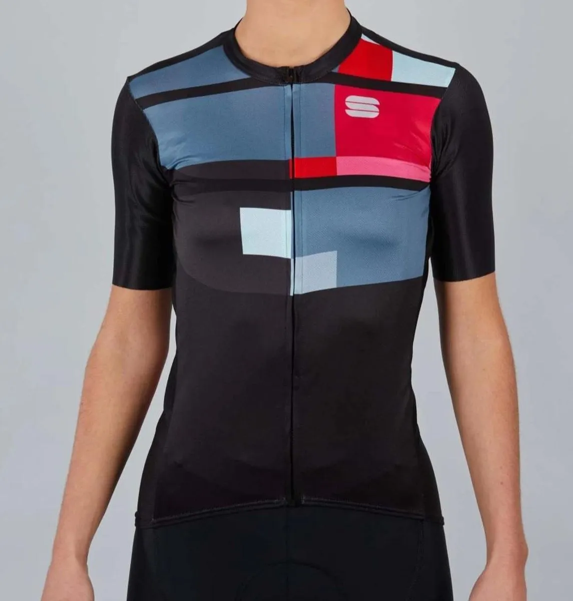Sportful - Maat M Idea W Fietsshirt Dames - Zwart