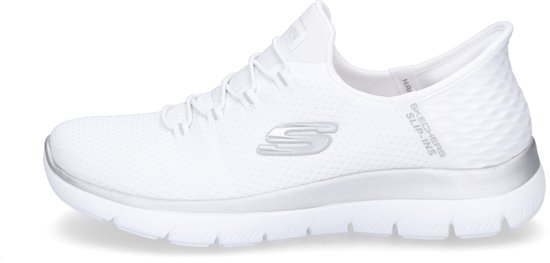 sportschoe, witte sneaker, mesh upper, memory foam, S logo