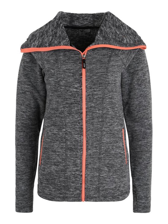 Roxy Elect Feelin Dames Thermoshirt - Charcoal Heather - Maat S