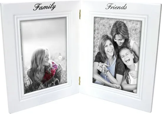 Gusta duo-fotolijst 'Family &amp; Friends'Wit