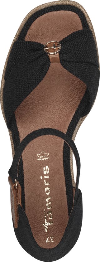 Tamaris Essentials -maat 40- Dames Sandalen - BLACK