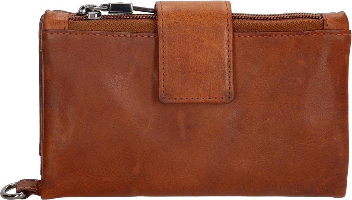 leren portemonnee, portemonnee, halsportemonnee, kleine tas, zachte leer