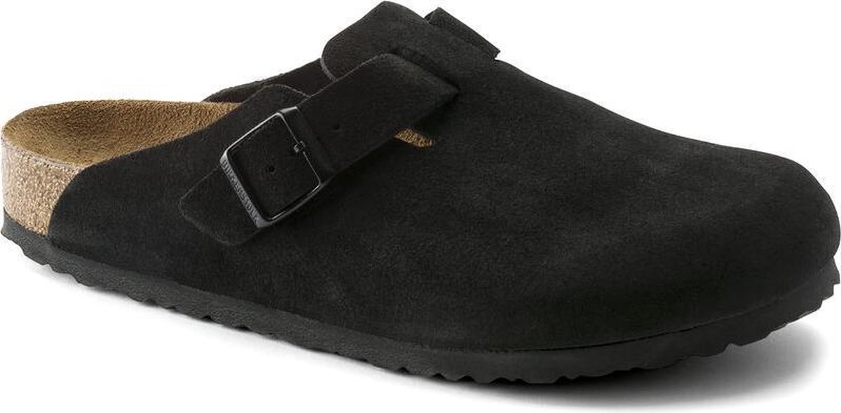 Birkenstock Boston VL SFB Narrow Dames Clogs - Black - Maat 36