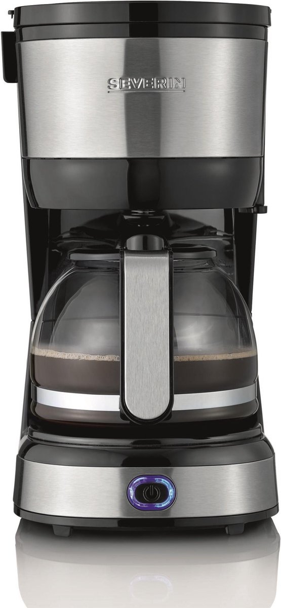 koffiemachine, bonenkop, glazenkan, roestvrij staal, koffiezetapparaat