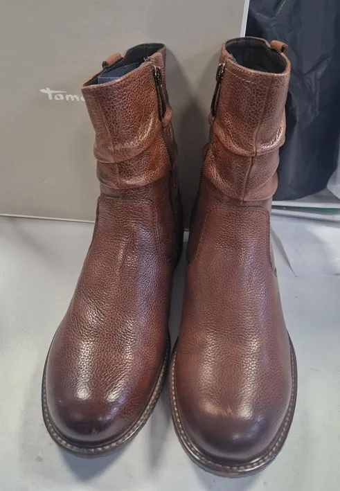 Tamaris - Maat 38 - Core Dames Laarzen - COGNAC
