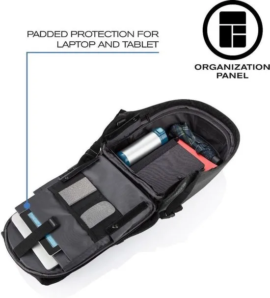 XD Design Bobby Hero XL Anti-Diefstal Rugzak 21,5 liter - Grijs