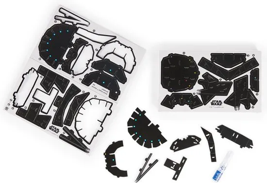 4D Build Star Wars - Darth Vader - 3D Puzzel - 83 stuks - kartonnen bouwpakket