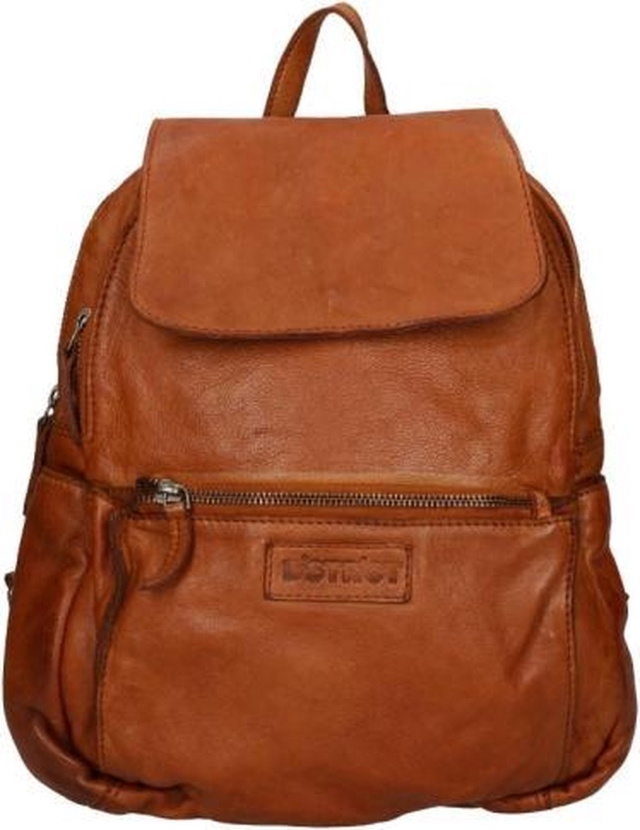 DSTRCT Harrington Road Leren Rugtas - Cognac