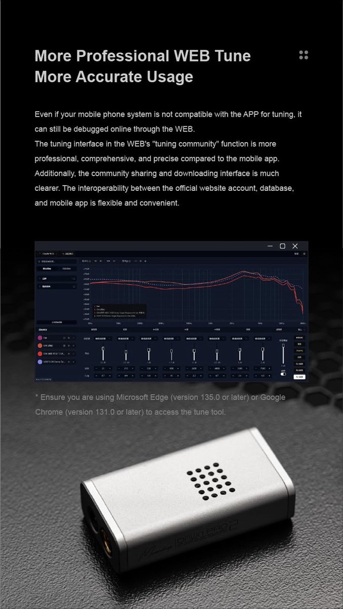 Moondrop Dawn Pro 2 - Draagbare DAC - Gebalanceerde Versterker - 4.4mm Balanced - HiFi USB-C Geluidskaart - Geschikt voor Android/Windows/macOS - Zilver