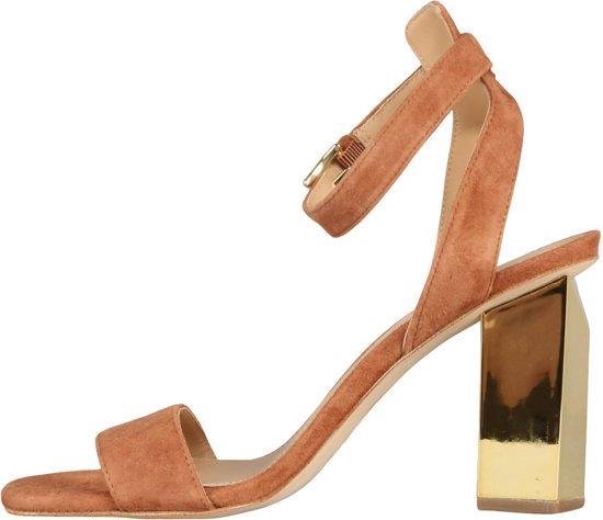 Michael Kors Petra Ankle Strap Dames Sandalen - Luggage - Maat 38