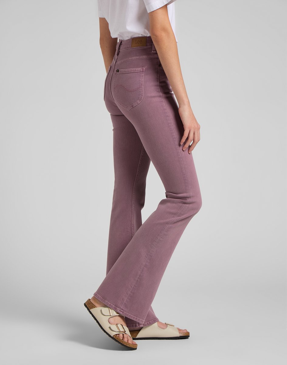 LEE Breese Purple Rain - Maat 26_33 - Dames Flared Jeans