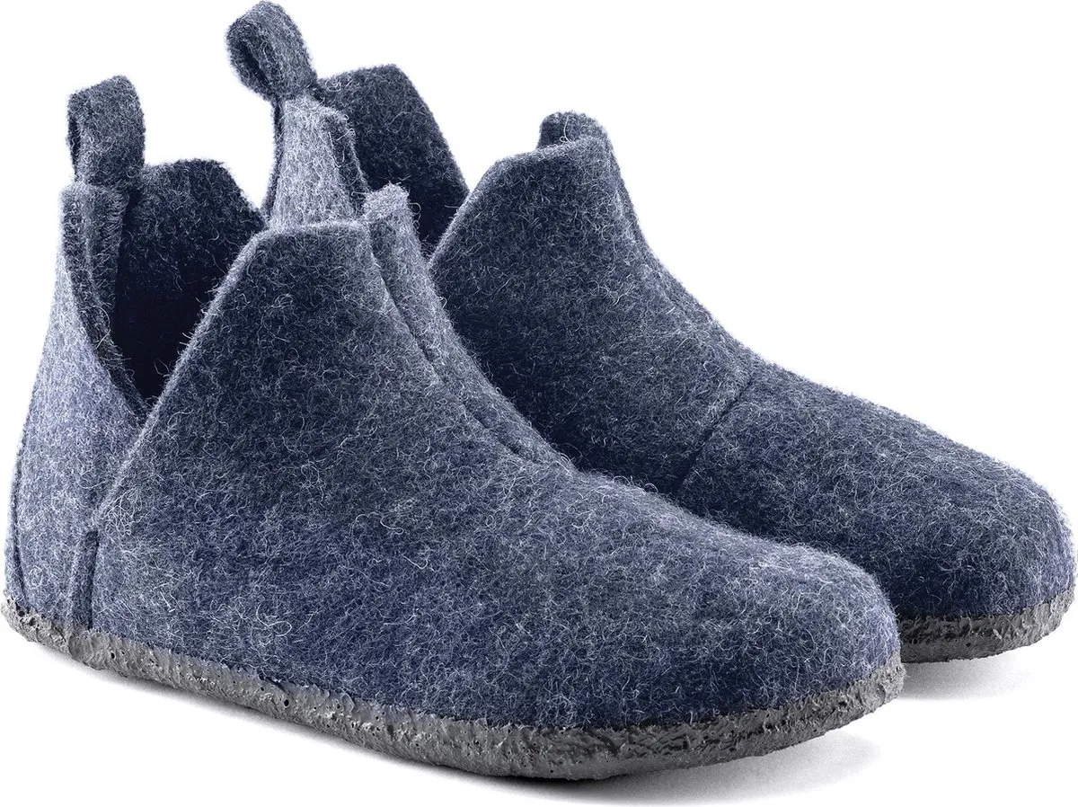 Birkenstock -maat 33 - Andermatt Kids Standard WZ Narrow Unisex Sloffen  - Dark Blue