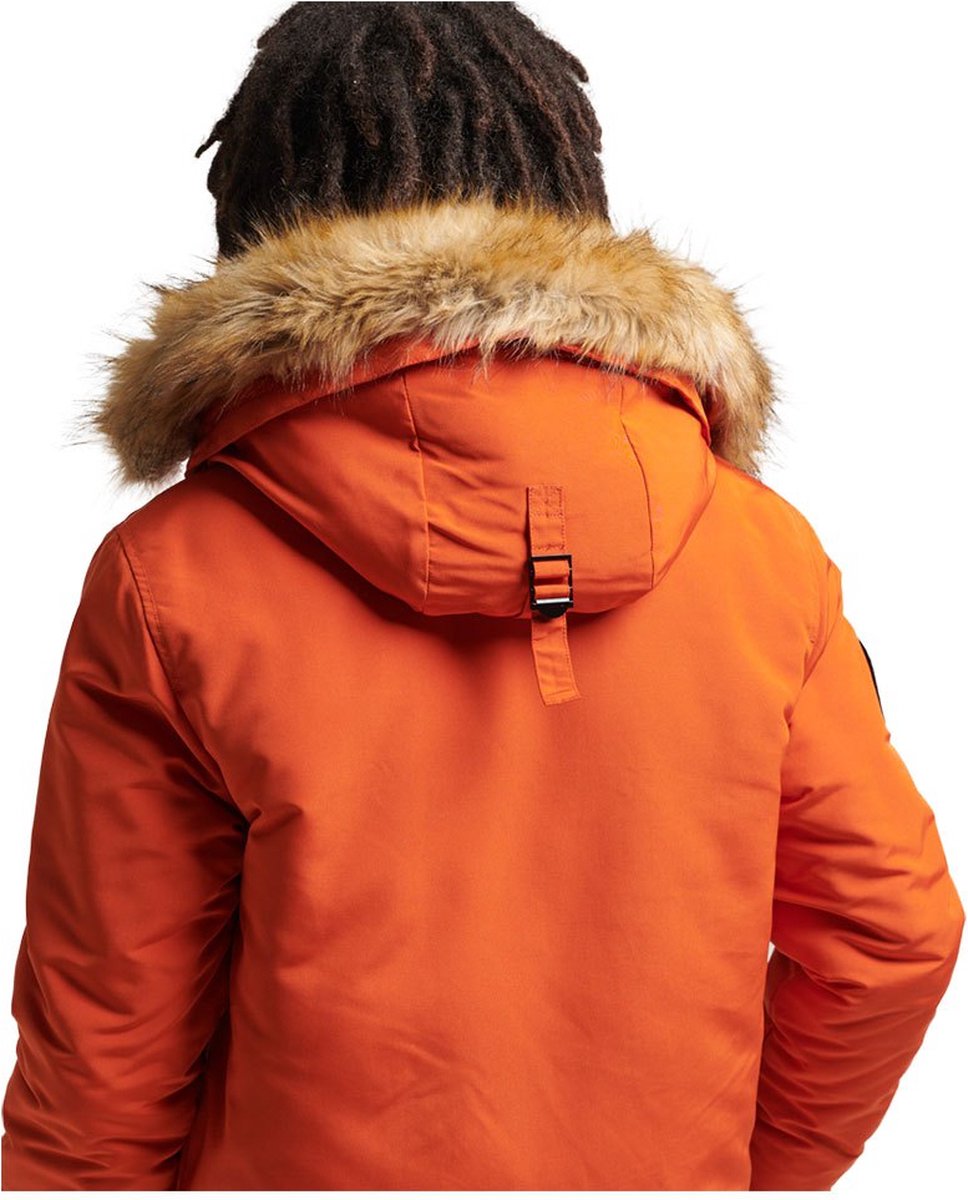 Superdry - Maat XS - Vintage Everest Jasje Oranje Man