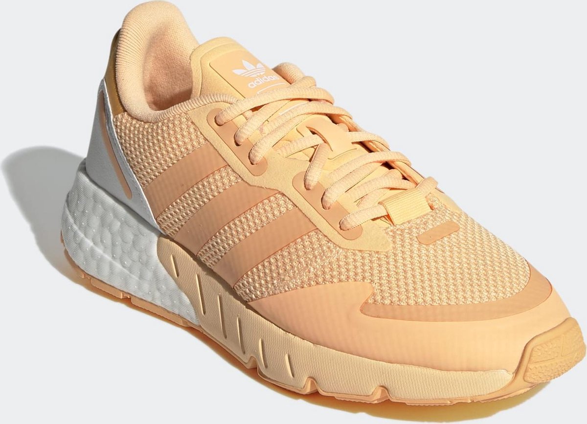 adidas ZX 1K Boost W Dames Sneakers - 38 - Acid Orange/Hazy Orange/Ftwr White