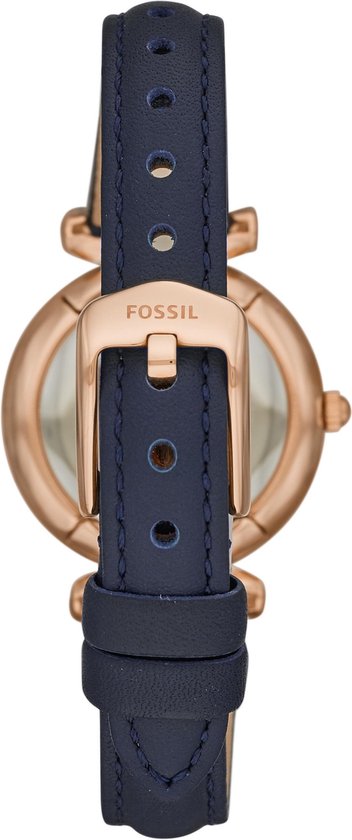 Fossil Carlie ES4502 Dameshorloge 28 mm - Rosékleurig