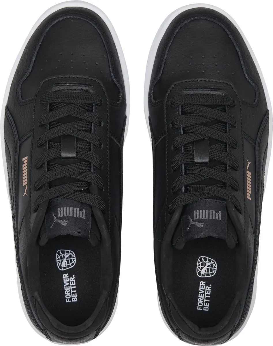 PUMA - Maat 42 - Carina Street Dames Sneakers - Zwart/Wit