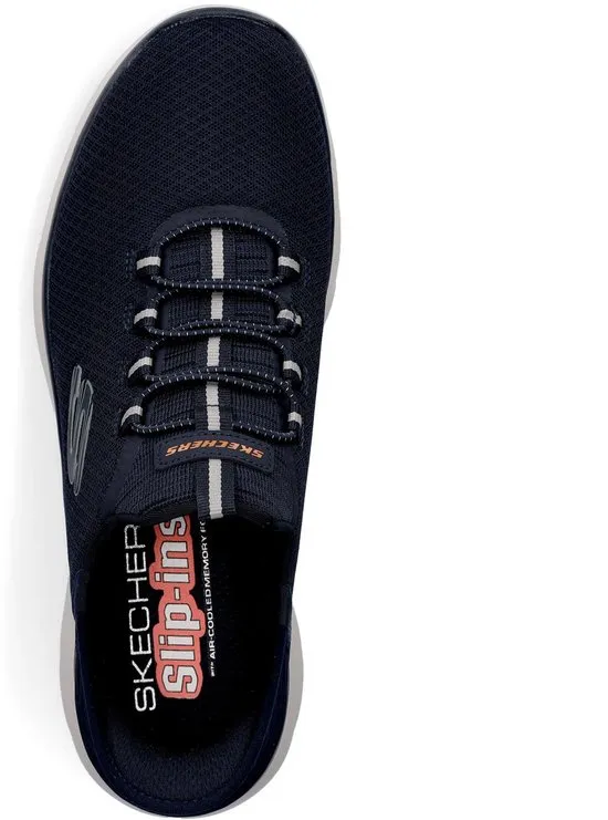 sneaker, shoe, mesh, lace-up, navy