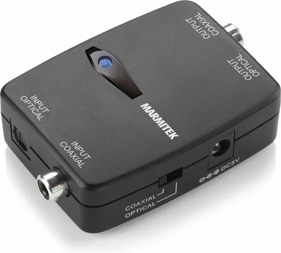 Marmitek Audio Adapter - Connect TC22 - Audio Converter Toslink - Coaxiaal of andersom