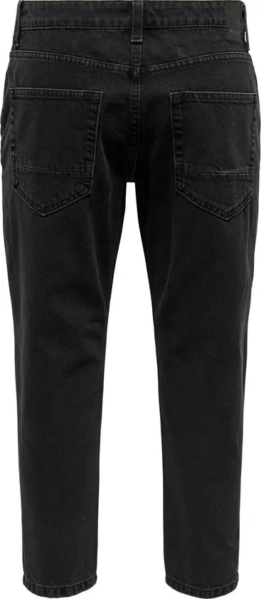 ONLY & SONS - Maat W36 x L34 - ONSAVI BEAM TAP BLACK 2962 JEANS NOOS Heren Jeans