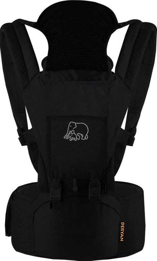 Deryan Pack Luxe Ergonomische draagzak - Babydrager + Opbergvakjes