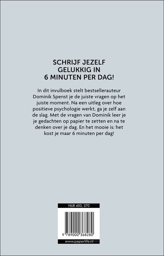 Het 6 minuten dagboek - Blauw