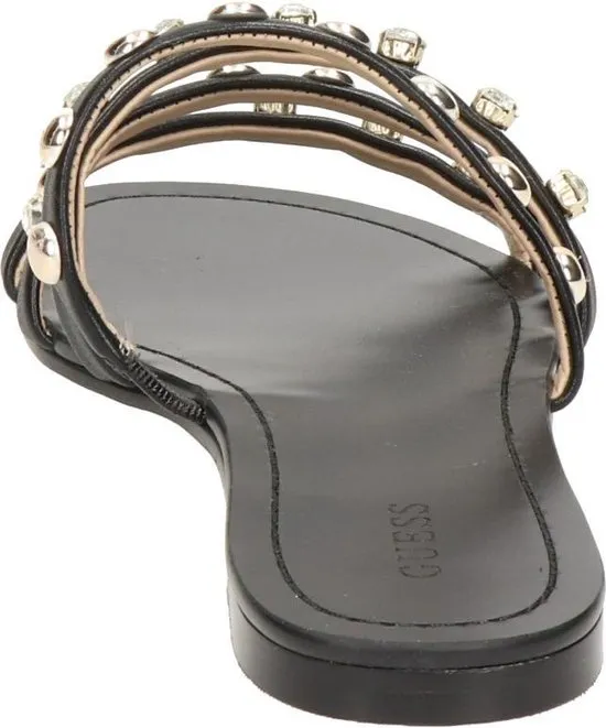 GUESS Cevan Sandalo - maat 39 - Dames Slippers - Zwart