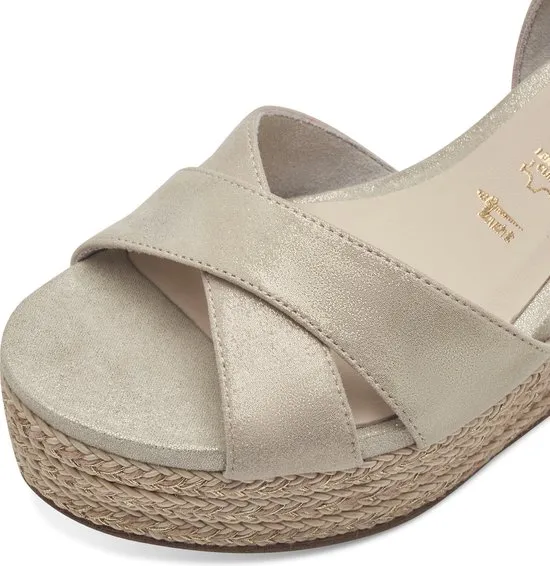 Tamaris Core - maat 37 - Dames Sandalen - CHAMPAGNE