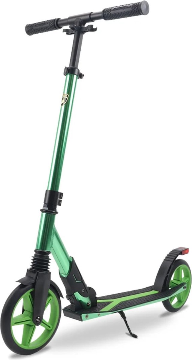 step, kick scooter, groen, driewiel?, vouwbaar