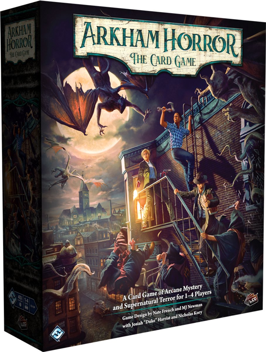 Asmodee Arkham Horror kaartspel Chapter Two kernset spel.