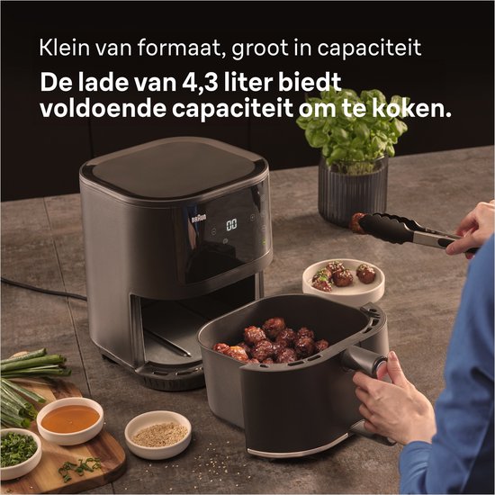 Braun MultiFry 3 - HF3030 - 4,3L - tot 4 personen - Vaatwasbestendige Lade
