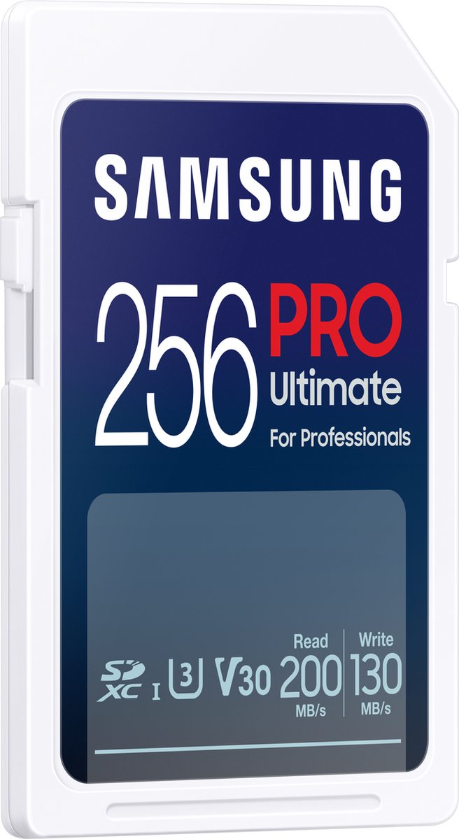 Samsung PRO Ultimate - SD Kaart - Geheugenkaart Camera - 200 & 130 MB/s - 256 GB