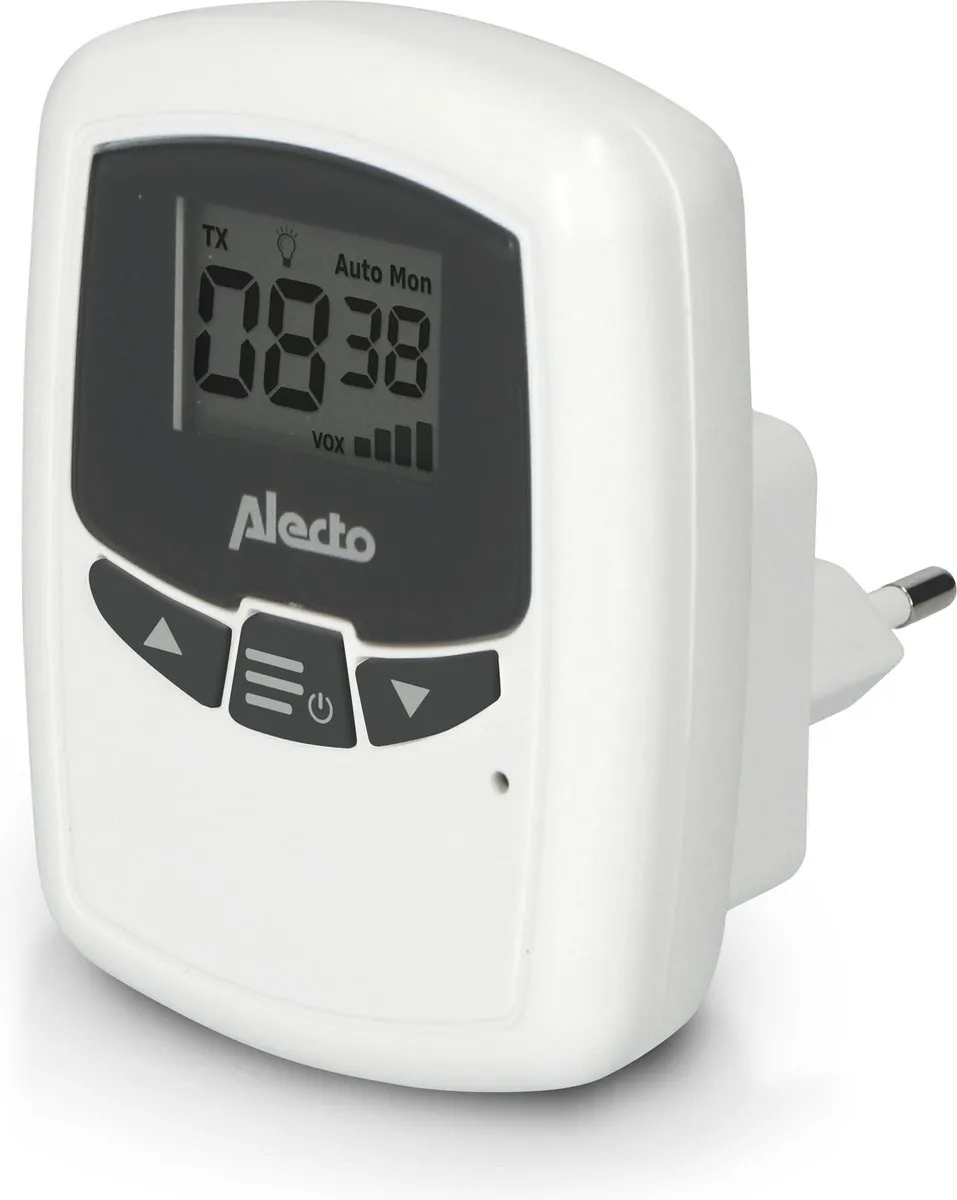 Alecto DBX-80 - Babyfoon met groot bereik - Tot 3km - Wit/Antraciet