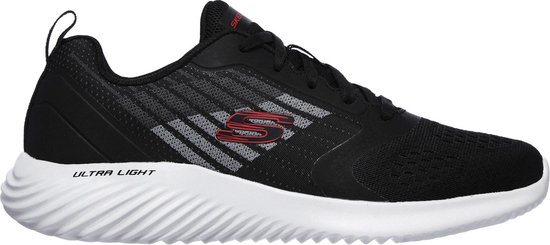 hardloopschoen, sportschoen, zwarte sneaker, dempende zool, mesh bovenwerk