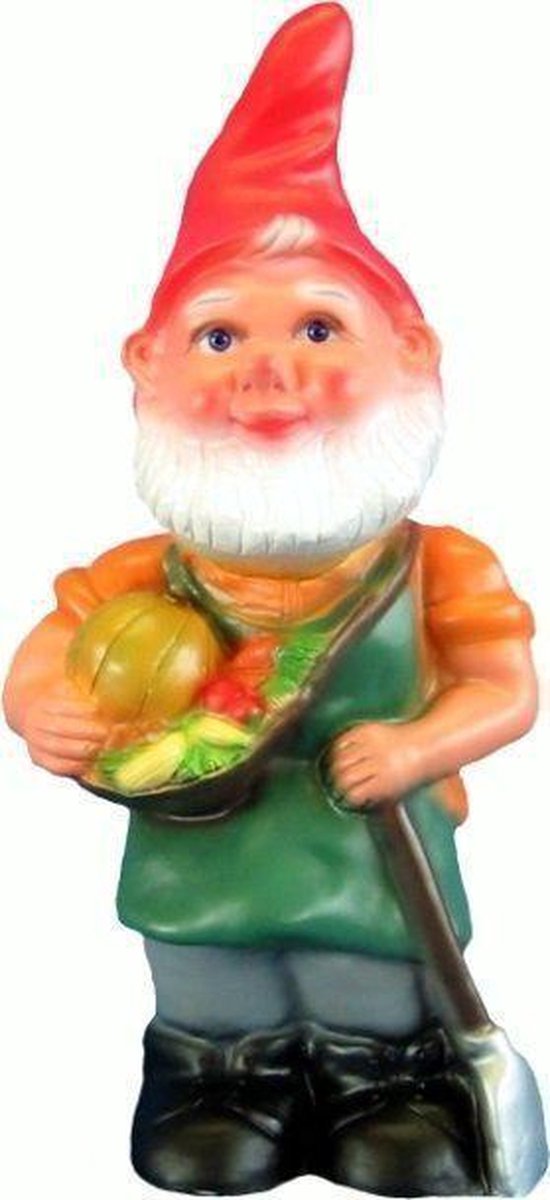 tuinbeeld, gaertner, gnome, tuinbeeldje, groente-bak participa