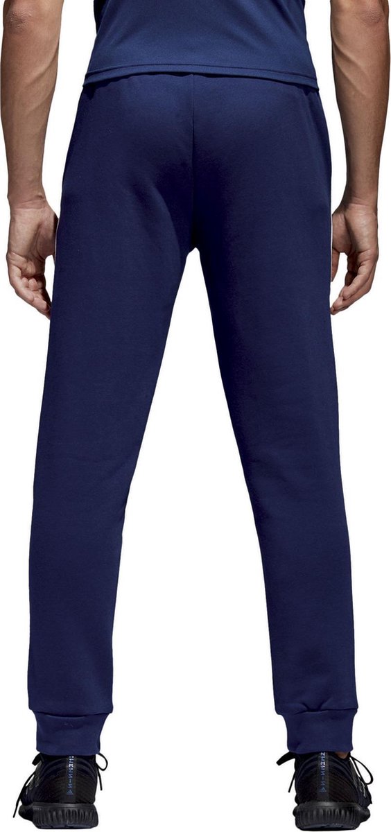 Adidas Core 18 - Maat S - Sportbroek Heren - Dark Blue/White