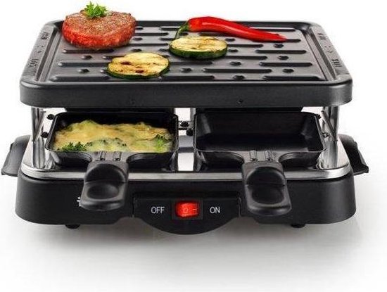 Tristar Raclette RA-2949 - Gourmetset Raclette 4 personen